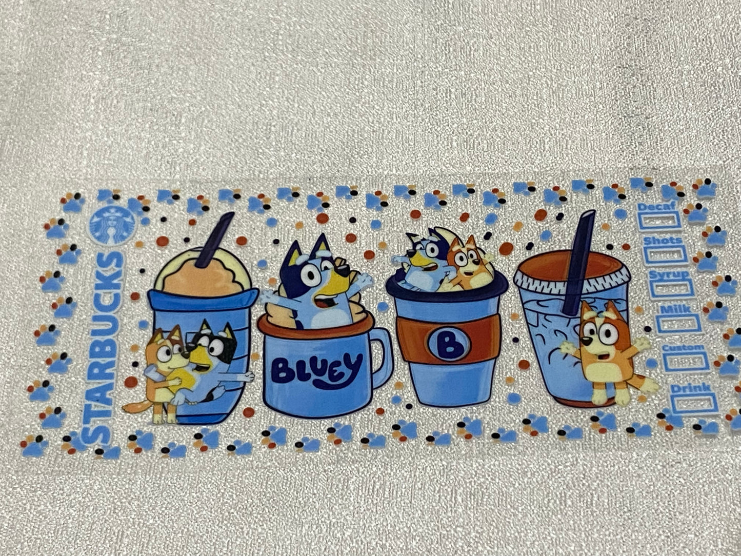 bluey starbucks