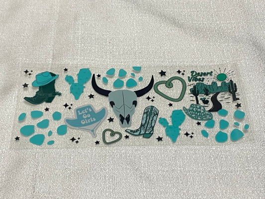 blue cowgirl