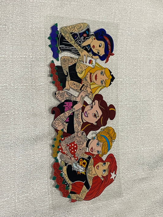 princesses tattooed up
